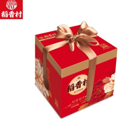 19.9元包邮！稻香村 稻香望月月饼礼盒装 12饼4味
