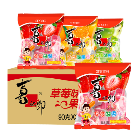 19.8元包邮！喜之郎 什锦0脂果冻 20袋约120颗