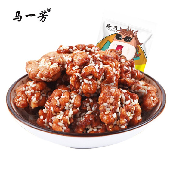 19.9元包邮！马一芳 琥珀芝麻核桃仁500g（25g*20包）