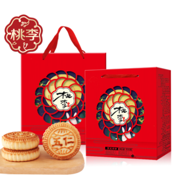 【中秋好礼】21.5元！桃李 家庭装月饼礼盒800g（8饼8味）（拍2件凑单包邮）
