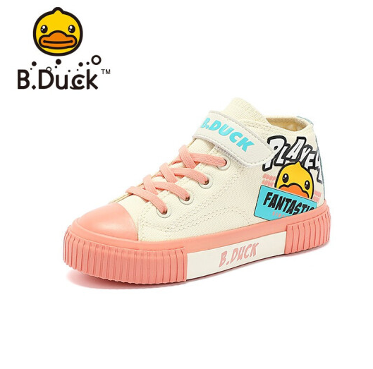 64元包邮！B.Duck 小黄鸭 儿童帆布鞋
