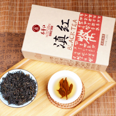 【新低】9.9元包邮！昌宁红 2021新茶云南一级滇红茶礼盒 120g