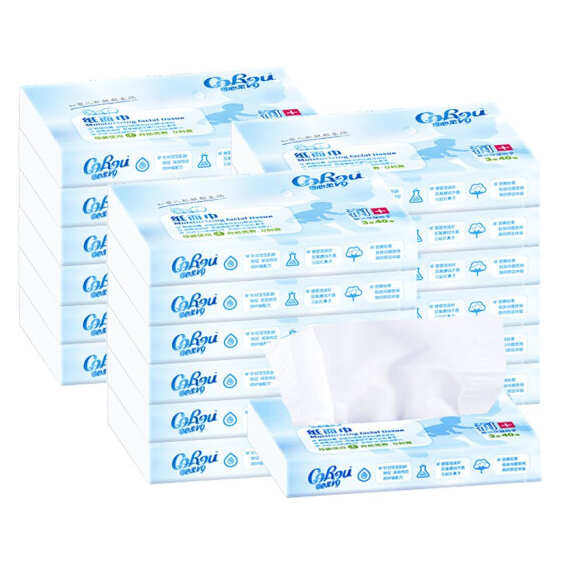 37.9元包邮！可心柔柔软保湿柔纸巾母婴级适用 3层40抽20包