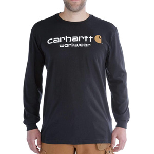 Carhartt 男士纯棉长袖T恤  102564 S码