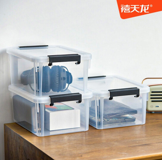 23.41元包邮！禧天龙 浴室化妆品收纳盒 中号3个装