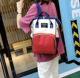 14.9元包邮！禄凯妈咪双肩包