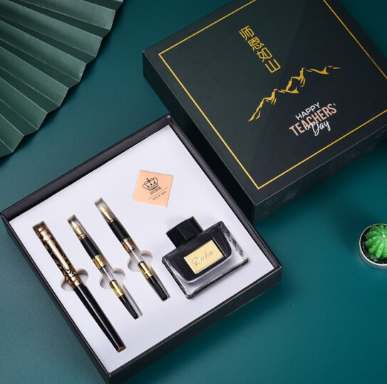 58元包邮！公爵 宝珠笔+美工笔+钢笔三款一体 教师节特别款礼盒