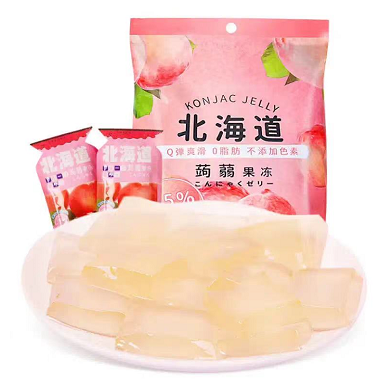 83.3元包邮！可啦哆 蒟蒻吸吸果冻水蜜桃味200g *18件