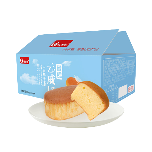 【林依轮直播】马大姐云戚风牛乳蛋糕470g*2