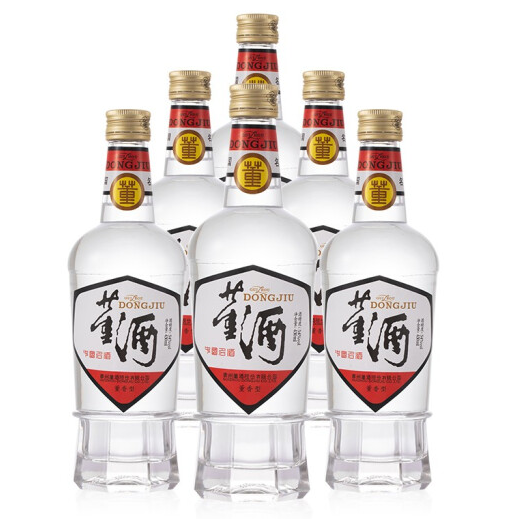 549元包邮！董酒白标54度430ml*6瓶装