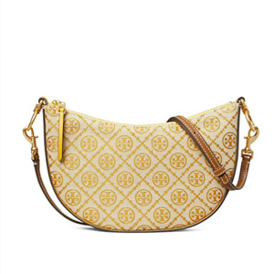 Tory Burch T Monogram 迷你半月包 Tory Burch T Monogram 迷你半月包