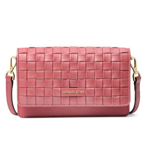 Michael Kors Jet Set 粉色小号编织包 Michael Kors Jet Set 粉色小号编织包