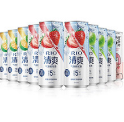 【折2.8元/罐】67元包邮！RIO 锐澳 清爽系列5度 330ML*12*2件
