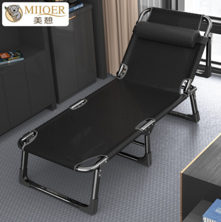 64元包邮！美憩 折叠单人床 家用简易躺椅