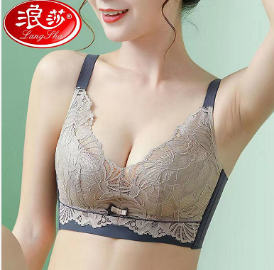 34.8元包邮！浪莎乳胶内衣聚拢调整型