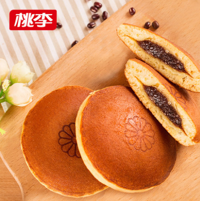 30元包邮！桃李 铜锣烧糕点700g+纯蛋糕600g 
