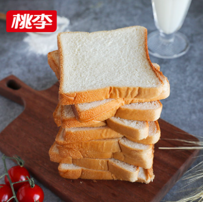 10.9元包邮！桃李 麦芬全麦吐司面包400g*2箱
