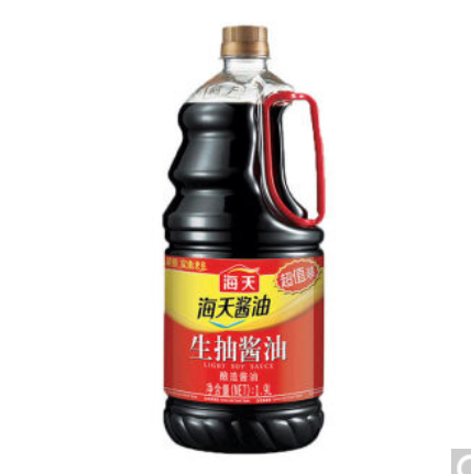 9.9元包邮！海天 生抽酱油 1.9L