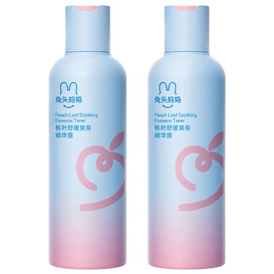 兔头妈妈桃子水爽身露180ml*2