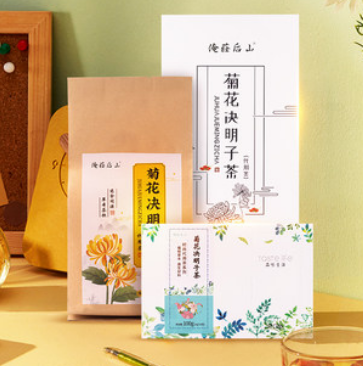 9.9元包邮！菊花决明子枸杞茶组合花茶30包