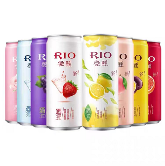 44.9元包邮！RIO锐澳微醺预调鸡尾酒330ml*10罐（需凑单）