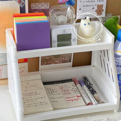 9.9元包邮！双层收纳架神器