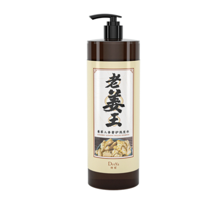 9.9元包邮！缔娅 老姜王人参洗发水800ml