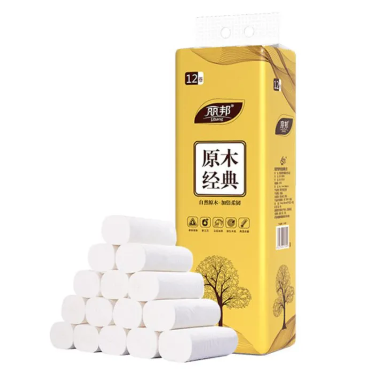 【神价】3元包邮！丽邦 无芯卷纸 5层470g12卷