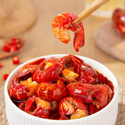 39.9元包邮！鸿津 即食麻辣小龙虾尾250g*4盒