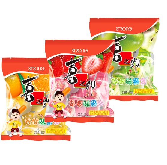 8.9元包邮！喜之郎 混合口味果冻90g*6袋 