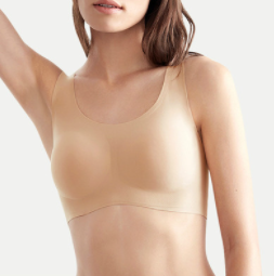 59元包邮！芬怡 一片式无钢圈背心式文胸 3色