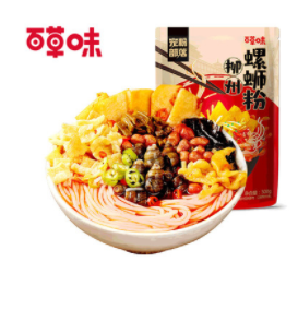 14.9元包邮！百草味 正宗柳州螺蛳粉3袋装