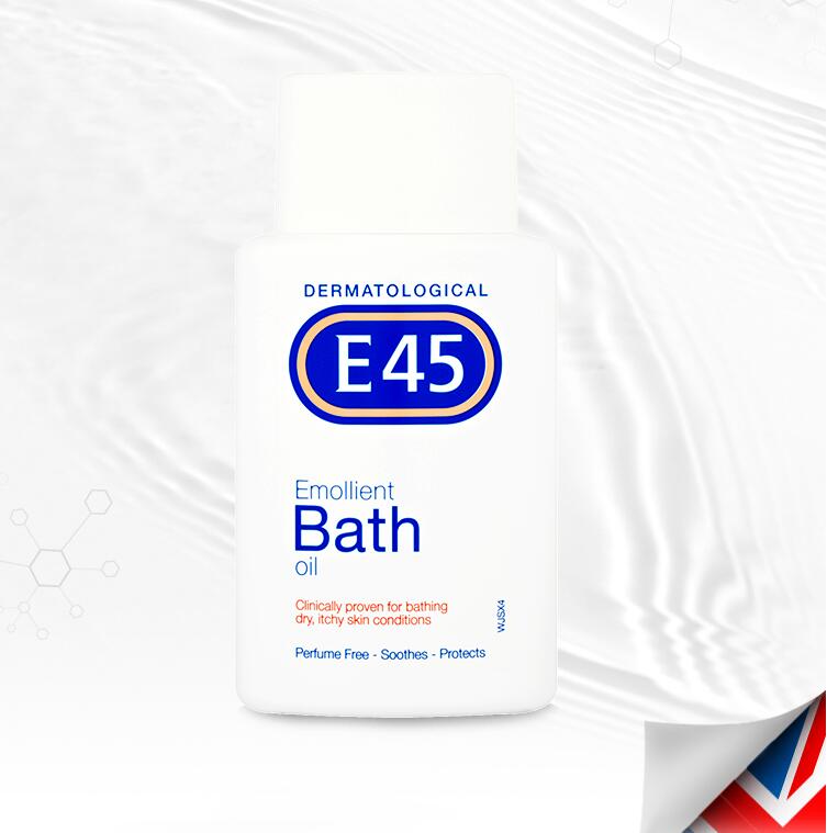 【临期】40元包邮 英国进口E45沐浴油  500ML*2瓶