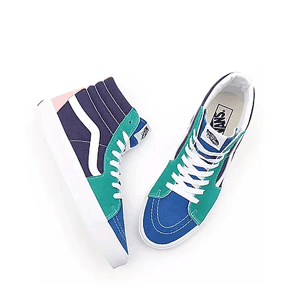 Vans SK8-Hi 中性款拼色板鞋 Vans SK8-Hi 中性款拼色板鞋
