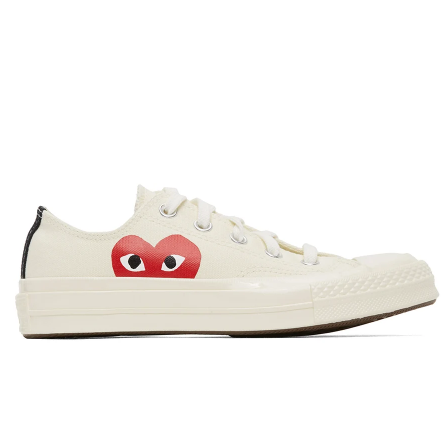 cdgplay久川保玲爱心小白鞋