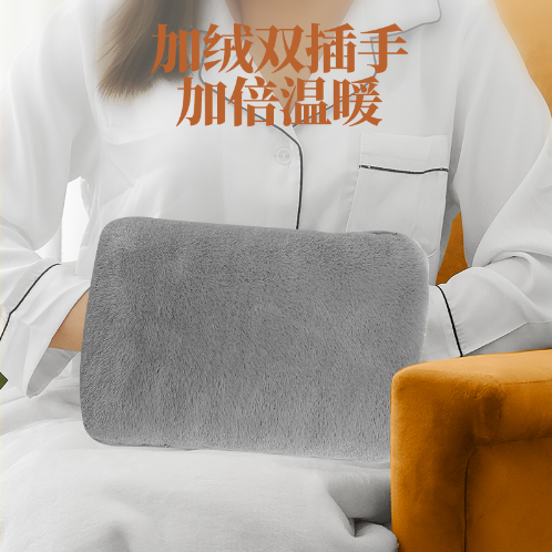 19.9元包邮！雅格 防爆可爱毛绒热水袋