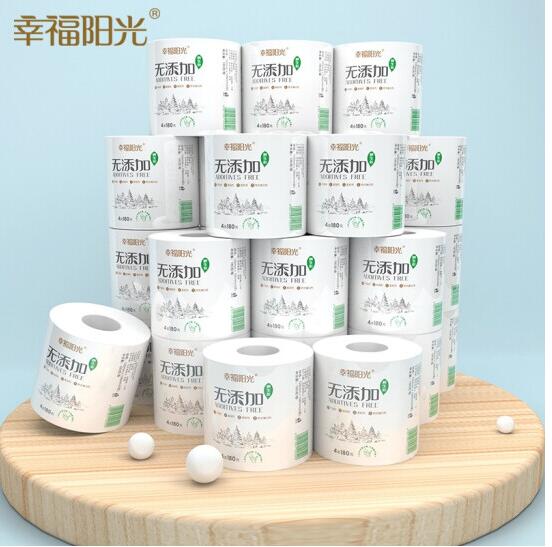 【1.37元/卷】111.38元包邮！幸福阳光卷纸180克*27卷*3