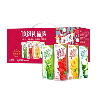 【1.3元/盒】64.6元包邮！蒙牛 真果粒牛奶250g*24盒*2件