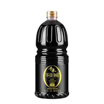 17.9元包邮！千禾  酿造生抽酱油 1.8L