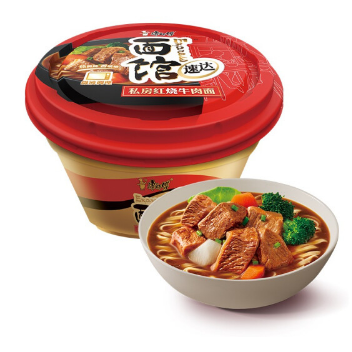 11.5元包邮！康师傅私房红烧牛肉碗面231g