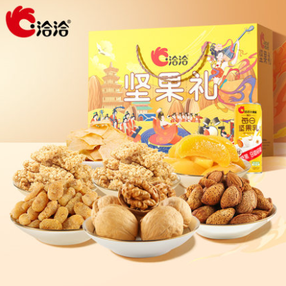 39元包邮！洽洽 混合坚果大礼包9袋 1348g