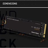 WD西部数据WD_BLACK SN850 NVMe PCIe Gen4技术 1TB SSD固态硬盘