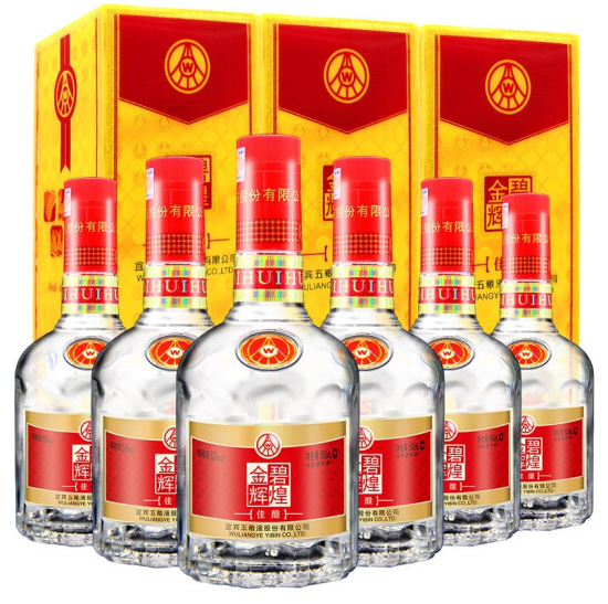 【降70元】229元包邮！五粮液股份 52度浓香型白酒 500ml*6瓶整箱