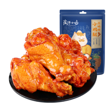 16.8元包邮！百草味旗下  夜伴小卤奥尔良小鸡腿10包