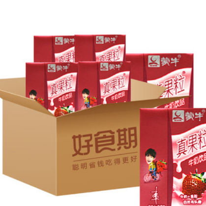 8.9元包邮！蒙牛 真果粒牛奶饮品125ml*8