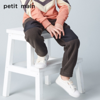 49元包邮！petit main 日系摇粒绒长裤（90~140码）3色