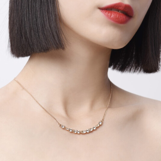  549元包邮！Givenchy 纪梵希 笑脸系列玫瑰金色女士项链