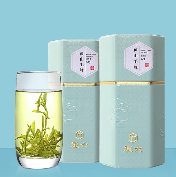 78.95元包邮！徽六明前特级黄山毛峰 100g