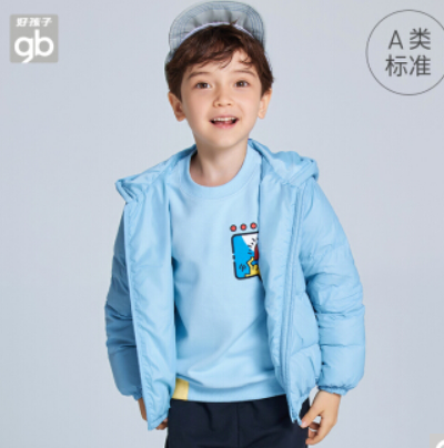 130元包邮！好孩子 儿童连帽羽绒服 (10种款式可选) 