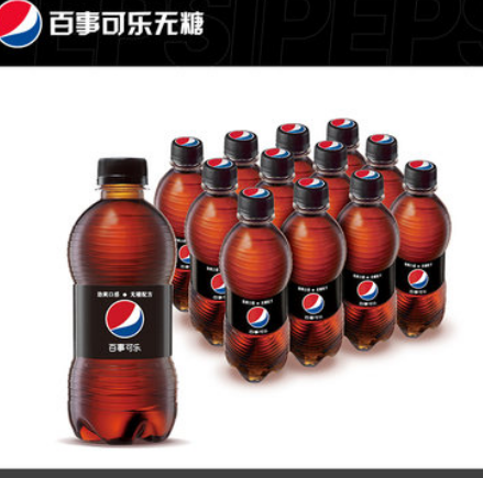 14.9元包邮！百事多种汽水任选300ml*12瓶